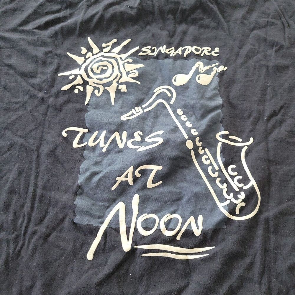Singapore‎ Tunes At Noon XL T-shirt Blk - Picture 4 of 6